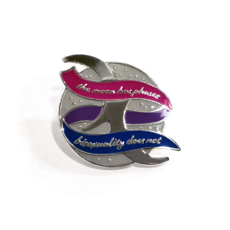 Der Mond Hat Phasen - Bi Pride Pin Der Mond Hat Phasen - Bi Pride Pin von FoxnBun