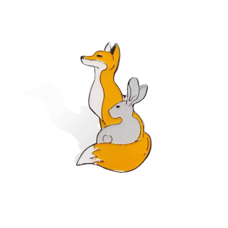 Fuchs & Brötchen Emaille Pin Fuchs & Brötchen Emaille Pin von FoxnBun