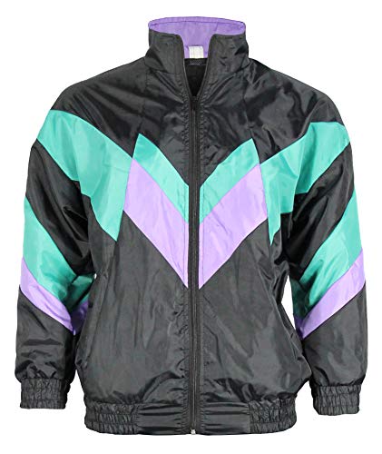 Foxxeo 80er Jahre Kostüm Trainingsjacke für Herren - Größe S-XXXXL, Größe:L Foxxeo 80er Jahre Kostüm Trainingsjacke für Herren - Größe S-XXXXL, Größe:L von Foxxeo
