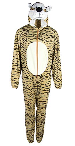Foxxeo Tiger KostÙm fÙr Erwachsene Damen Herren Tier Overall TierkostÙm Gr__e S-XXXL, Gr__e:M Foxxeo Tiger KostÙm fÙr Erwachsene Damen Herren Tier Overall TierkostÙm Gr__e S-XXXL, Gr__e:M von Foxxeo