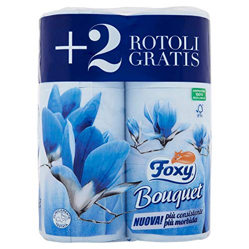 Foxy – Blumenstrauß, WC-Papier, 6 Rollen von Foxy
