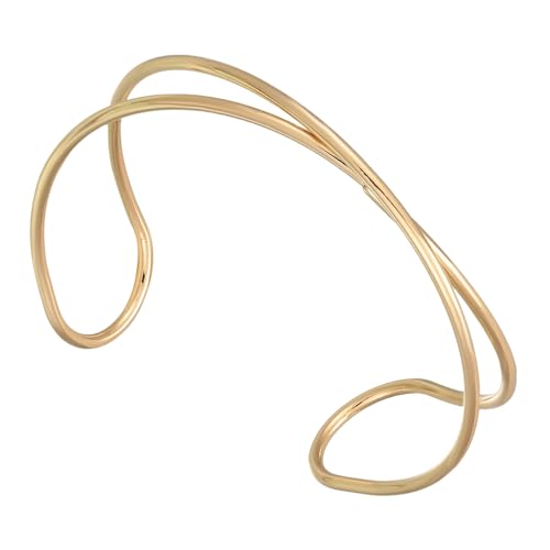 [Fpbiagoq] Damen-Armreif, metallisch, hohl, gewickelt, mehrlagig, Schmuck, Party-Zubehör, Armbekleidung, Date, Nacht, Armzubehör, Wie beschrieben von Fpbiagoq