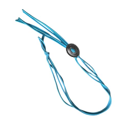 [Fpbiagoq] Rodeo Boloti Quaste Seil Halskette Halskette Cowboy Bolo Krawatte mit hohlen Metall Blume Anhänger für Freizeitkleidung und Musikfestival von Fpbiagoq