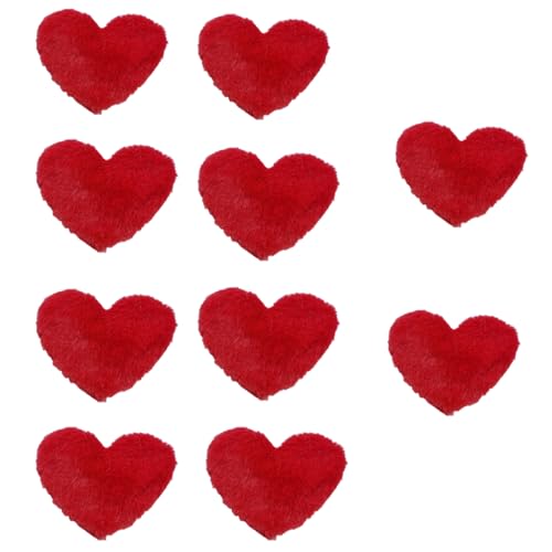 Handgefertigte Haarspange, Plüschherz, schöne Haarnadel, kreatives Haarstyling-Zubehör, Herz-Ornamente zum Basteln Handgefertigte Haarspange, Plüschherz, schöne Haarnadel, kreatives Haarstyling-Zubehör, Herz-Ornamente zum Basteln von Fpbiagoq