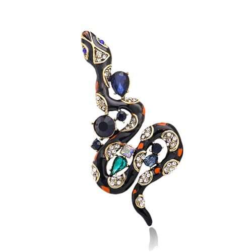 Kristallschlange Brosche Seide Schal Pin Weisheit China Festival formelle Anzug Brosche dekorative Accessoires Schlange Jahr Brosche Abzeichen für Brosche von Fpbiagoq