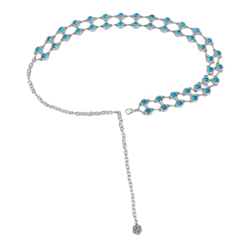 Modische Körperkette mit Kristallen, langer Taillengürtel, Kleid, kurzer Rock, Taillenkette, trendige Damen-Kleidung, Party-Taillenzubehör Modische Körperkette mit Kristallen, langer Taillengürtel, Kleid, kurzer Rock, Taillenkette, trendige Damen-Kleidung, Party-Taillenzubehör von Fpbiagoq