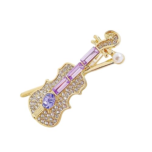Pinkara Brosche mit Violinen, Schmuck, Musikliebhaber, formelle Musikveranstaltung, Kleidung, Zubehör, Anstecknadel, Musikthema, Anstecknadel Pinkara Brosche mit Violinen, Schmuck, Musikliebhaber, formelle Musikveranstaltung, Kleidung, Zubehör, Anstecknadel, Musikthema, Anstecknadel von Fpbiagoq