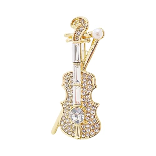 Pinkara Brosche mit Violinen, Schmuck, Musikliebhaber, formelle Musikveranstaltung, Kleidung, Zubehör, Anstecknadel, Musikthema, Anstecknadel Pinkara Brosche mit Violinen, Schmuck, Musikliebhaber, formelle Musikveranstaltung, Kleidung, Zubehör, Anstecknadel, Musikthema, Anstecknadel von Fpbiagoq