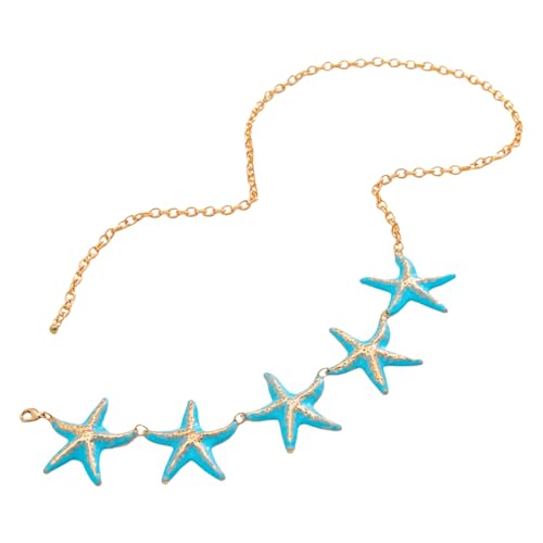 Seestern-Körperkette für Damen, glänzende Taille und Bauchkette für Körperschmuck, Accessoires, Reisen, Tanz, Party, modische Taillendekoration Seestern-Körperkette für Damen, glänzende Taille und Bauchkette für Körperschmuck, Accessoires, Reisen, Tanz, Party, modische Taillendekoration von Fpbiagoq