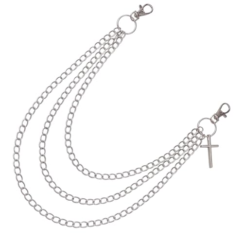 Trendiger mehrlagiger Hosenanhänger, verstellbare Länge, Taillengürtel, Ornament für modische Liebhaber, Accessoires, Liebhaber, Unisex, Mode-Accessoires Trendiger mehrlagiger Hosenanhänger, verstellbare Länge, Taillengürtel, Ornament für modische Liebhaber, Accessoires, Liebhaber, Unisex, Mode-Accessoires von Fpbiagoq