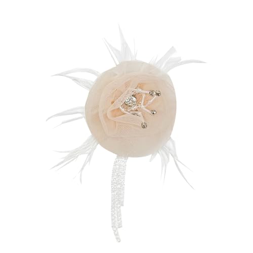 Vintage Blumenbrosche Anstecknadel Anstecknadel Pelzquaste Feder Brosche Corsage für Frauen Dinnerparty von Fpbiagoq