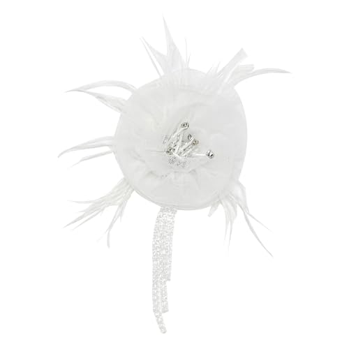 Vintage Blumenbrosche Anstecknadel Anstecknadel Pelzquaste Feder Brosche Corsage für Frauen Dinnerparty von Fpbiagoq