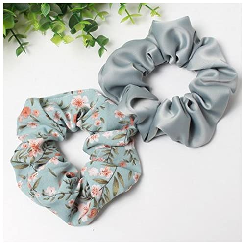 Stirnband Damen 2 teile/los Streifen und Punkte Elastische Scrunchies Haarband Hair Seil Krawatte Mode Stipe for Frauen Mädchen Stirnband Damen Winter (Size : A6) von FrEshn