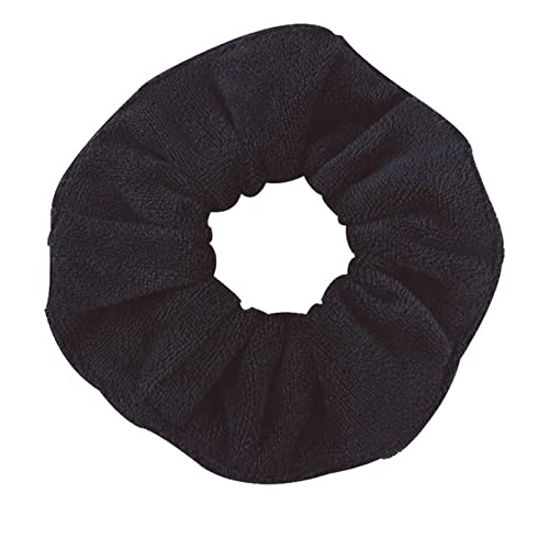 Stirnband Damen Frauen Große breite Mikrofaserhaare Trocknen Scrunchies Handtuch Haarband for Frizz Kostenlose Feste Gummiband Haar Krawatte for Sport Yoga Stirnband Damen Winter (Size : Blacknavy) von FrEshn