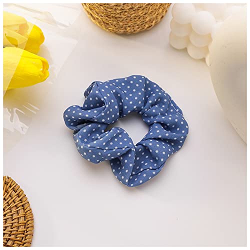 Stirnband Damen Geruch des Meeres ~ Sauerstoff fühle blaue haar seil süße floral welle punkte haarkreis französisch groß colon haar seil haarschmuck Stirnband Damen Winter (Size : 14385 D) von FrEshn