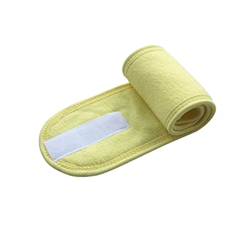 Stirnband Damen Massivfarbsport Nylon-Befestigungsband-Band-Stirnband einstellbar weiche Samt-Stirnbänder Haarschalband rutschfeste Make-up-Haarbänder Gesichtswaschstirnband (Size : HJ2295-A) von FrEshn