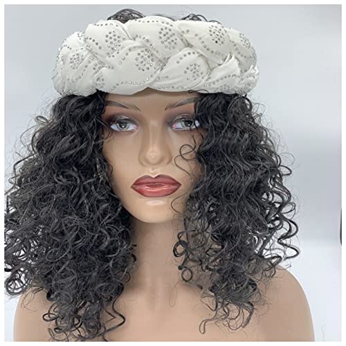 Stirnband Damen Mode Candy Color Braids Stirnbänder for Frauen Elastische Haarbänder Damen Turban Weibliche Headwear Zubehör Bandage Bandana Gesichtswaschstirnband (Size : 43) von FrEshn