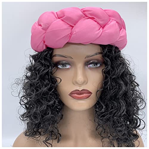 Stirnband Damen Mode Candy Color Braids Stirnbänder for Frauen Elastische Haarbänder Damen Turban Weibliche Headwear Zubehör Bandage Bandana Gesichtswaschstirnband (Size : 5) von FrEshn