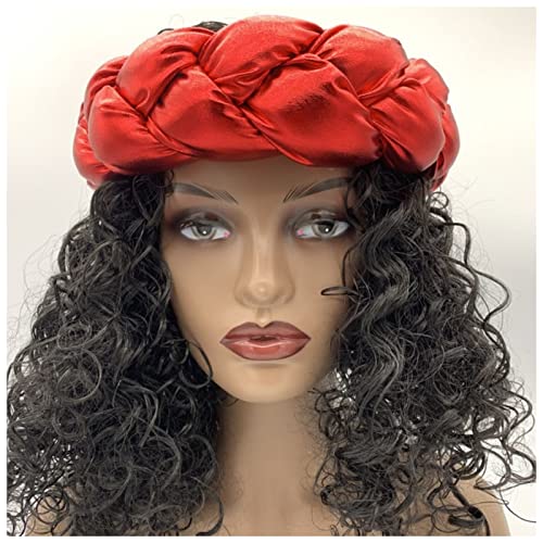 Stirnband Damen Mode Candy Color Braids Stirnbänder for Frauen Elastische Haarbänder Damen Turban Weibliche Headwear Zubehör Bandage Bandana Gesichtswaschstirnband (Size : A) von FrEshn