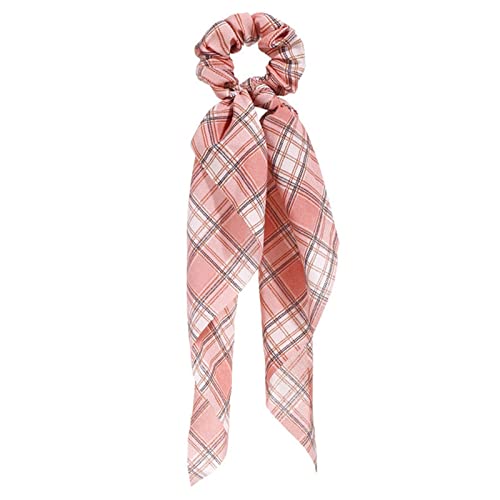 Stirnband Damen Mode Floral Print Scrhocken Solid Langes Haar Ribbon for Frauen Pferdeschwanz Schal Süßes elastisches Haarband Haar-Zubehör Stirnband Damen Winter (Size : CS647304) von FrEshn