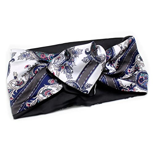 Stirnband Damen Vintage Punktdruck Stirnband Frauen Turban Bandana Draht Haarband Einstellbar Multi Anwendung Kopfschmuck Haarschmuck Gesichtswaschstirnband (Size : 4) von FrEshn