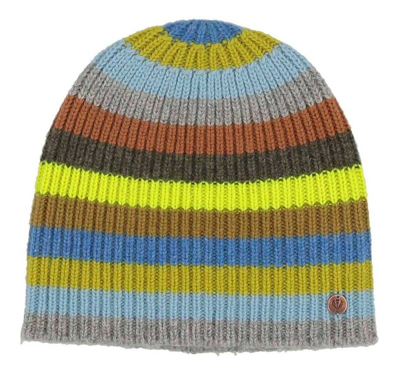 Fraas Beanie Signature Multi Stripe Knit Slouch Beanie von Fraas