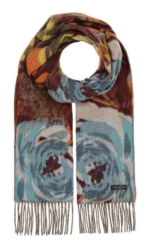Fraas Modeschal Cashmink Scarf With Romantic Floral Design von Fraas