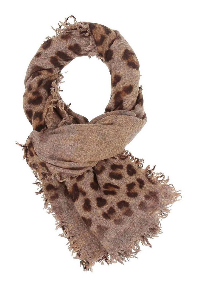 Fraas Modeschal Scarf with Animal-Print von Fraas