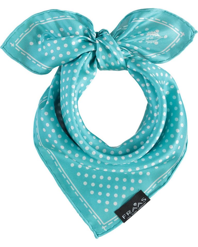 Fraas Nickituch Seide Bandana, (1, 1-St. ohne Fransen) von Fraas