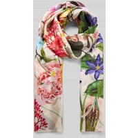 Fraas Seidenschal mit floralem Allover-Print Modell 'Botanik' in Offwhite, Größe 1 von Fraas