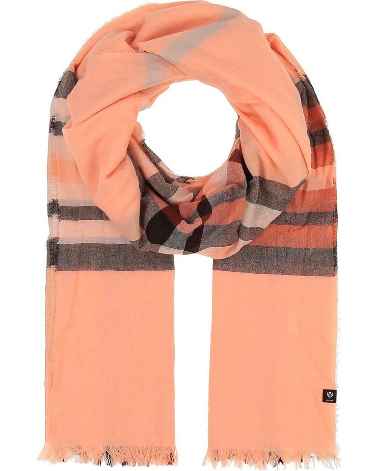 Fraas XXL-Schal Polyesterstola, (1, mit Schnittfransen), Co2 neutral von Fraas