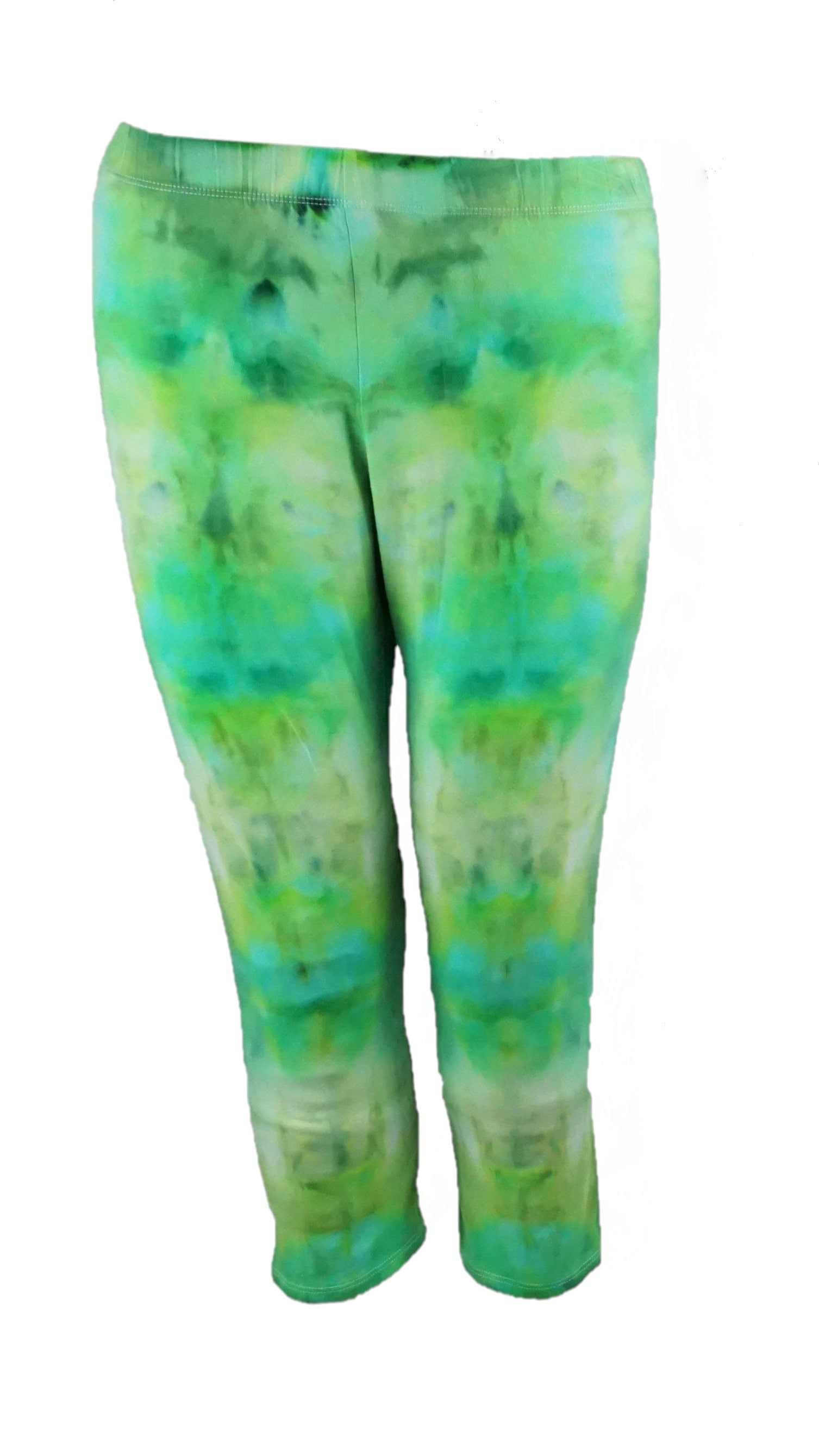 Fraktale Effekt Xlarge Capri Leggings. Lgcxl1370 Fraktale Effekt Xlarge Capri Leggings. Lgcxl1370 von FractalDyes