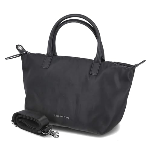 Fräulein Frida Damen Handtasche Schwarz Textil, Größe:-, Farbauswahl:schwarz Fräulein Frida Damen Handtasche Schwarz Textil, Größe:-, Farbauswahl:schwarz von Fräulein Frida