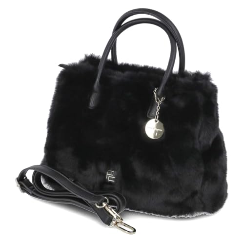 Fräulein Frida FF2007,100 Handtasche Textil Damen in schwarz von Fräulein Frida