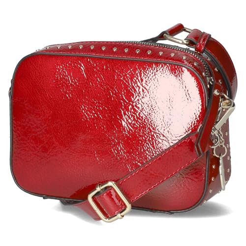 Fräulein Frida FF2010,600 Handtasche Textil & Synthetik Damen in rot von Fräulein Frida