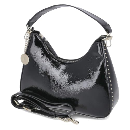 Fräulein Frida FF2012,100 Handtasche Synthetik Damen in schwarz von Fräulein Frida