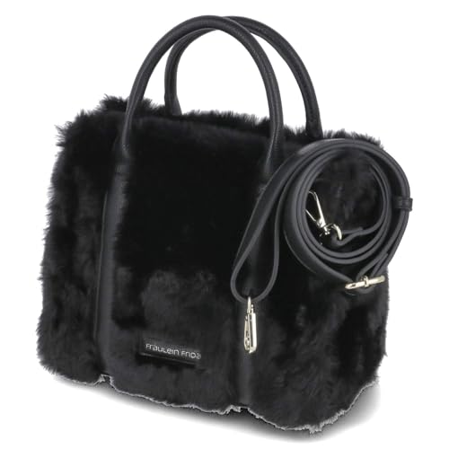 Fräulein Frida FF2013,100 Handtasche Textil Damen in schwarz von Fräulein Frida