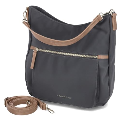 Fräulein Frida FF2017,800 Handtasche Textil & Synthetik Damen in grau Fräulein Frida FF2017,800 Handtasche Textil & Synthetik Damen in grau von Fräulein Frida