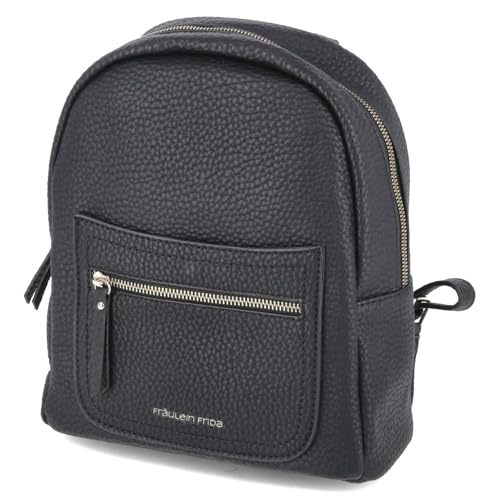 Fräulein Frida FF2029,100 Cityrucksack Synthetik in schwarz von Fräulein Frida