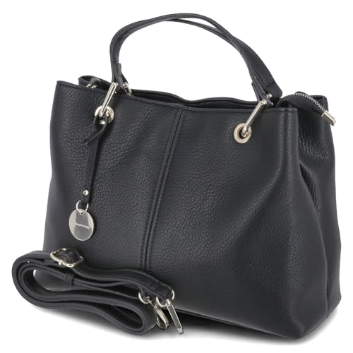 Fräulein Frida FF2041,100 Handtasche Synthetik Damen in schwarz von Fräulein Frida
