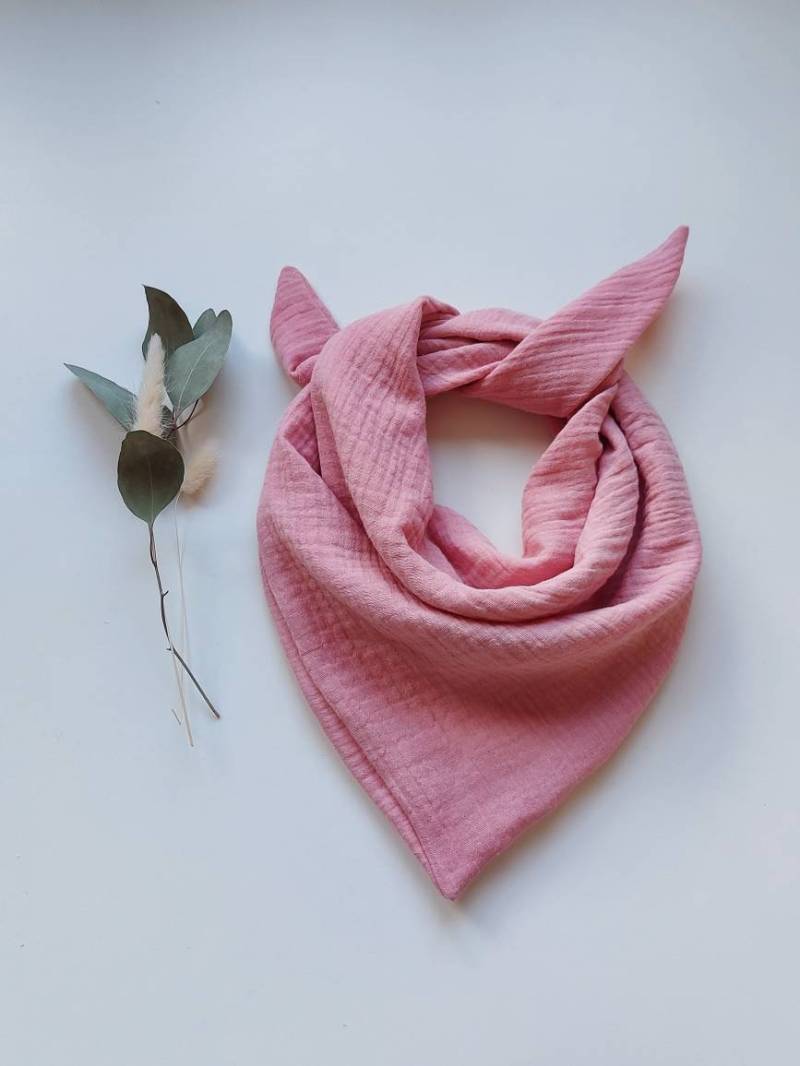 Bezauberndes Musselin Tuch in Rosa Zum Binden von FraeuleinFrauke