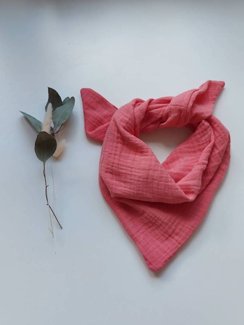 Musselin Tuch in Apricot von FraeuleinFrauke