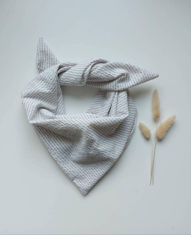 Musselin Tuch in Gestreift von FraeuleinFrauke