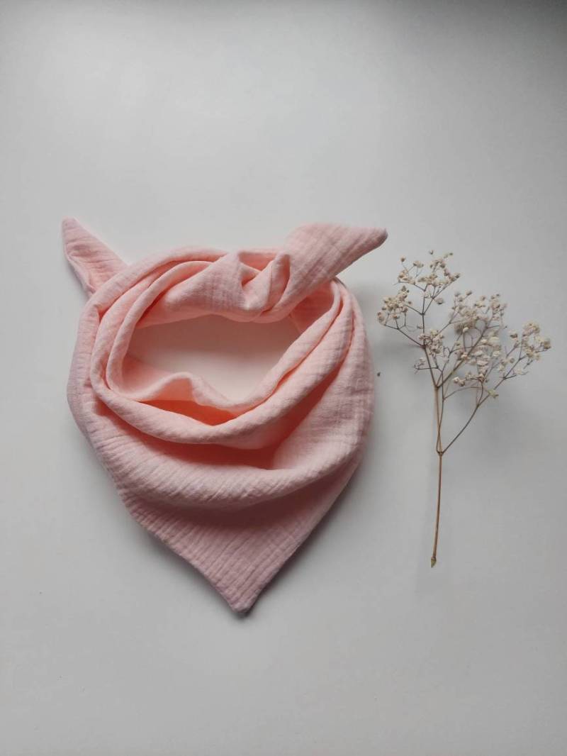 Musselin Tuch in Zartrosa von FraeuleinFrauke