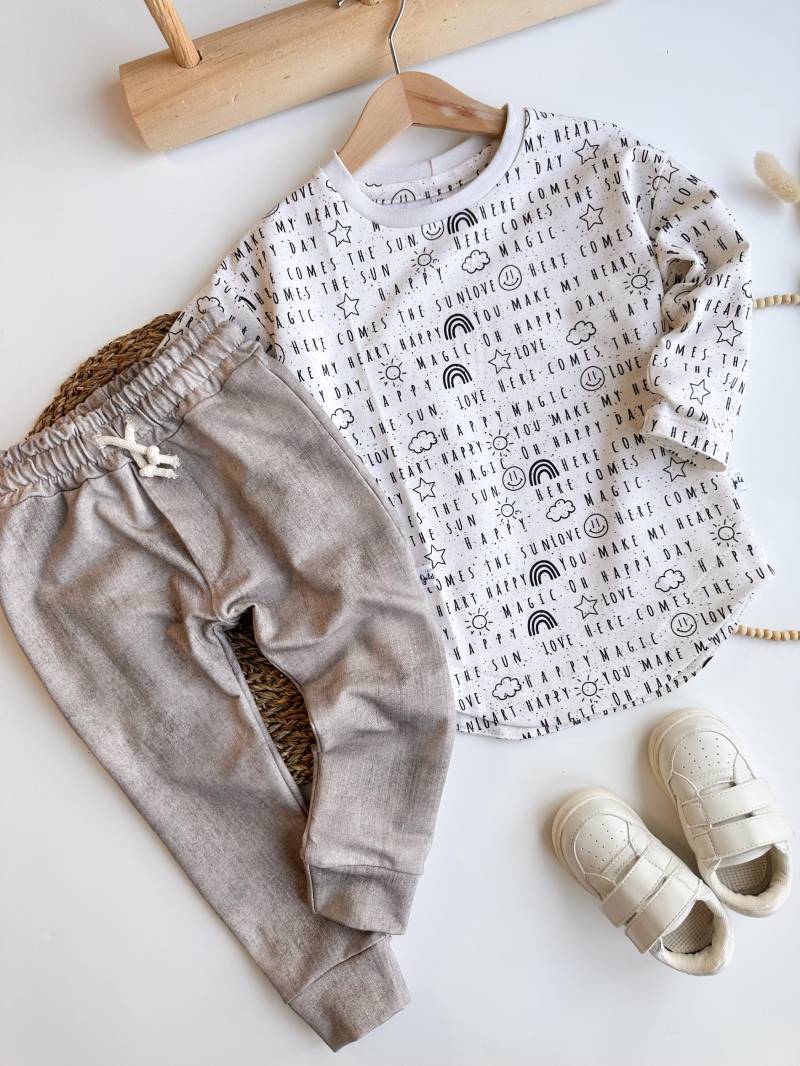 Set Sweater Baggy Hose Kinder Pullover Outfit Gr. 92 von FraeuleinGoldstueck