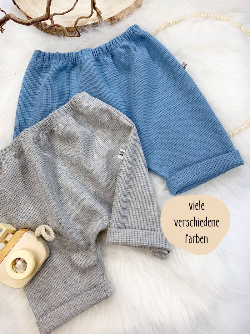 Short Baby Kurze Hose Kinder Sommerhose Mitwachsend Locker Geschnitten 100% Baumwolle von FraeuleinGoldstueck