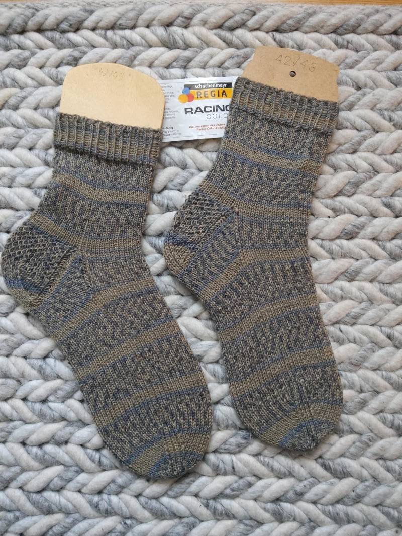 Selbstgestrickte Socken Größe 42/43 von FraeuleinMaschenhaft