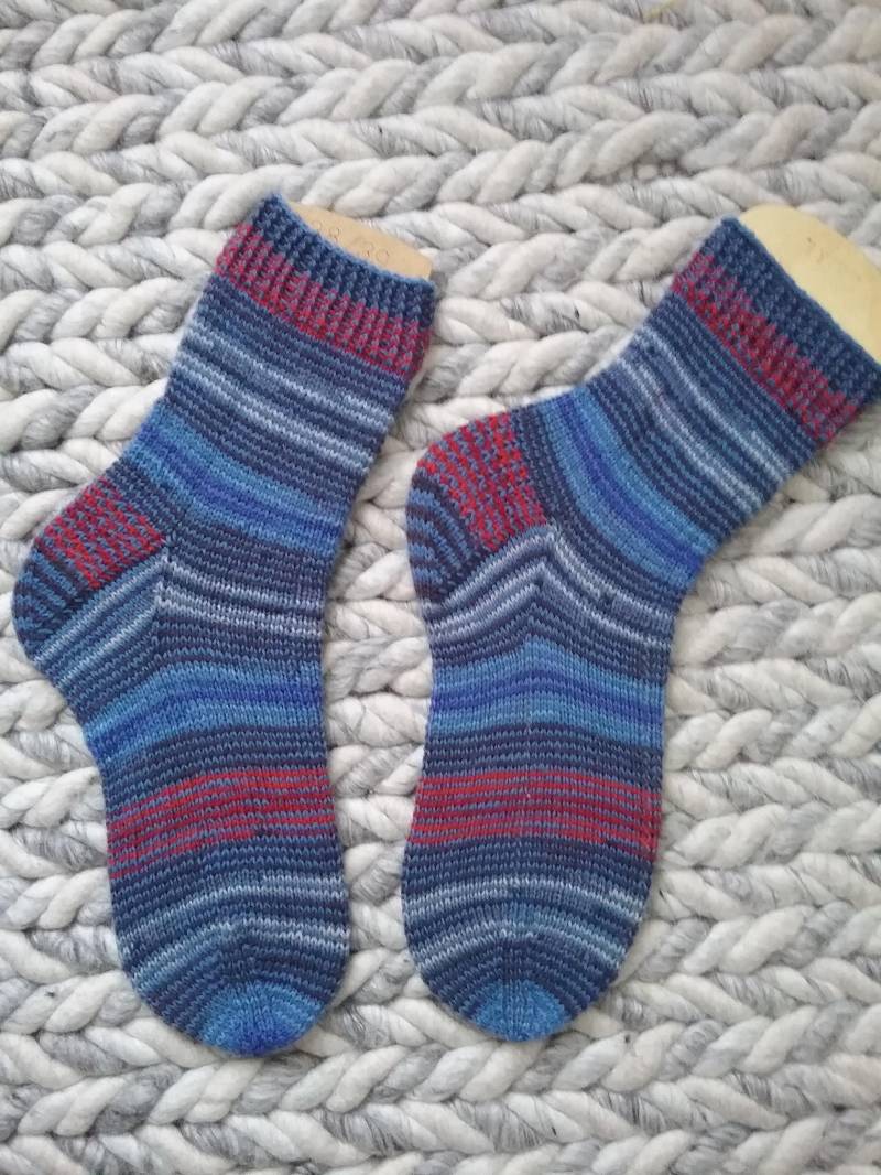 Selbstgestrickte Socken Größe 38/39 von FraeuleinMaschenhaft
