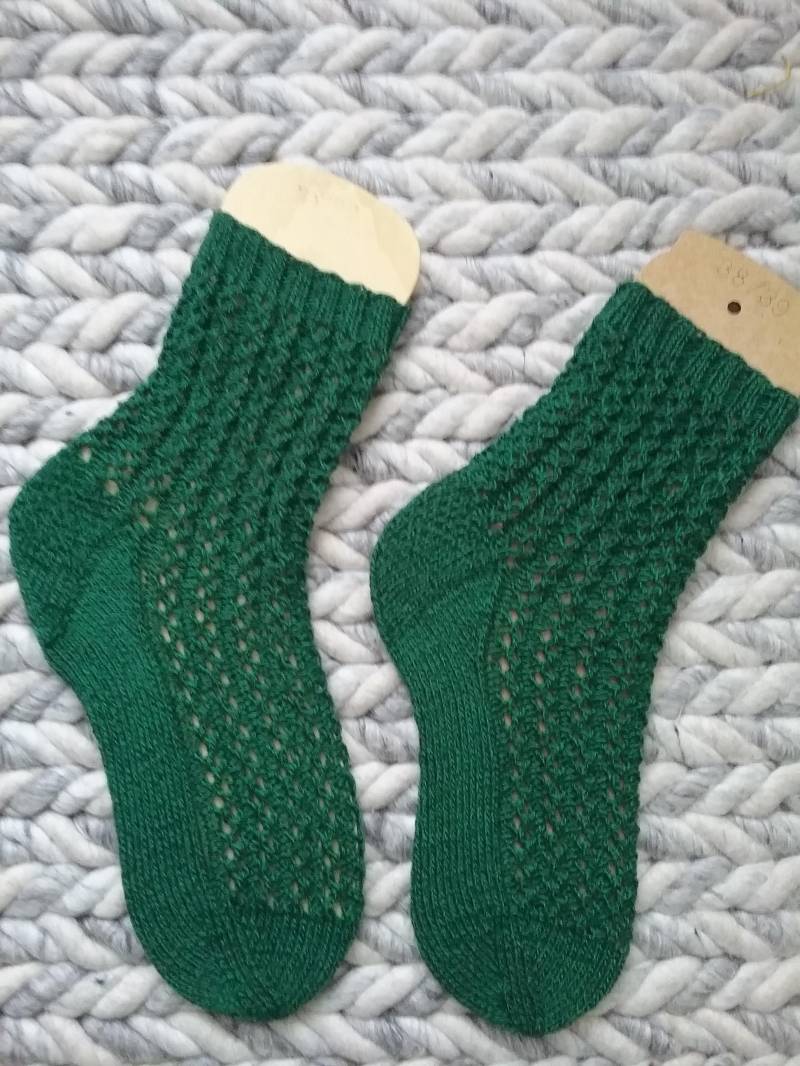 Selbstgestrickte Socken Größe 38/39 von FraeuleinMaschenhaft