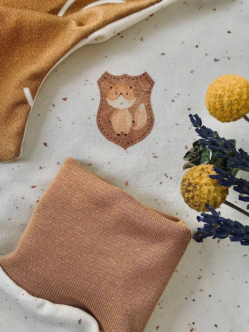 strampler , Fuchs , Waldtiere, Bio French Terry Babystrampler ‚Babystrampler Neutral von FraeuleinPieksig